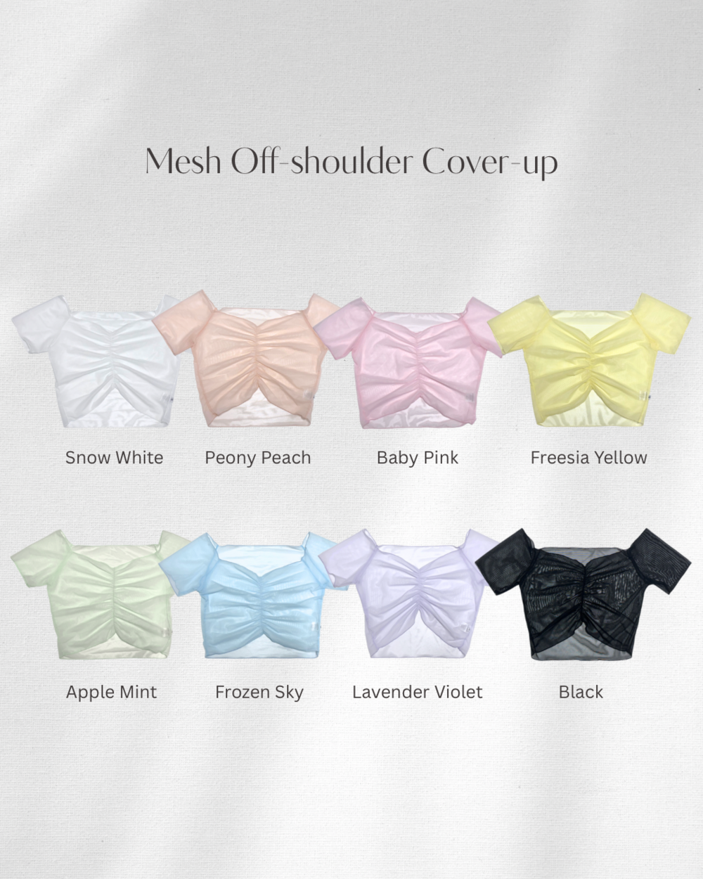 FA - Mesh off-shoulder