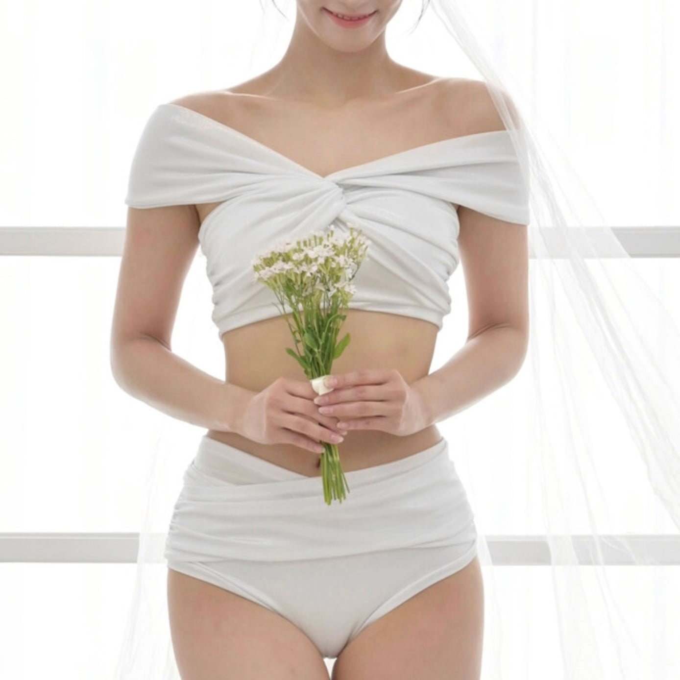 FORALL DISPLAY SET: Size S - Glitter (White Silver)
