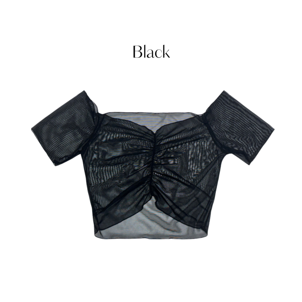 FA - Mesh off-shoulder