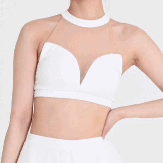 FORALL DISPLAY - Tulip Halter Top Size M