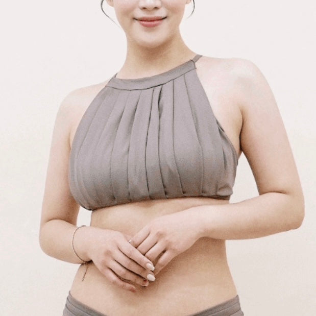 FA - Pleats Halter Top