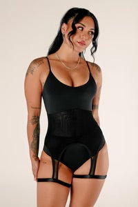CXIX - Baddies Garter Bodysuit