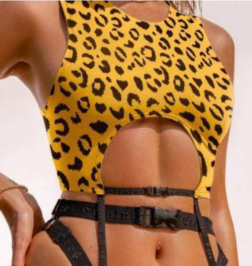 CXIX - Buckle Up Garter Top